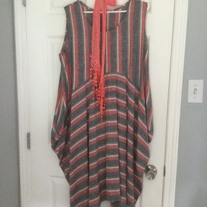 Summer dress .Made in Italy when linen was making a comeback  . Size Large .